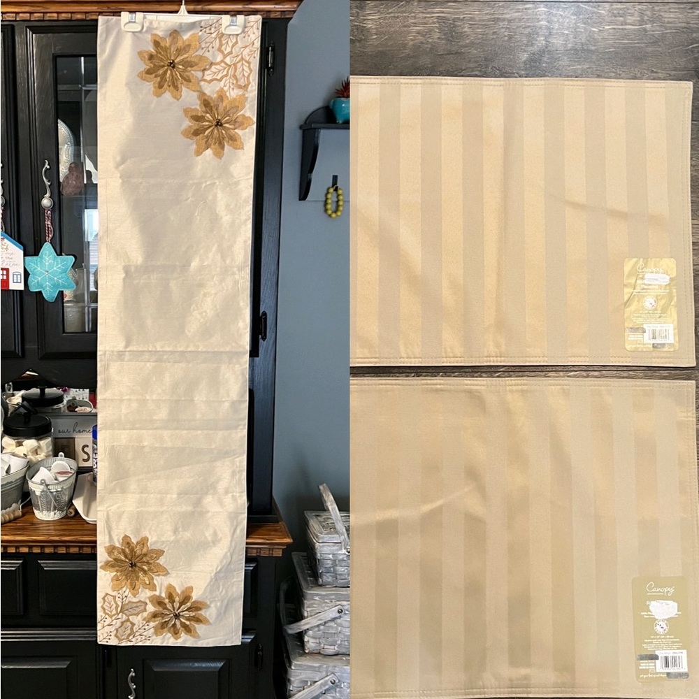 Lot of 2 Placemats‎ and 1 Table Runner